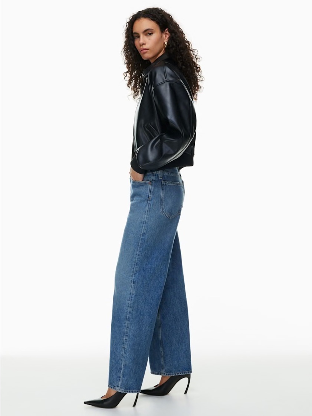 AGOLDE NWT Lex Low Rise / Slung Baggy Wide Leg Jeans - Picture 9 of 9